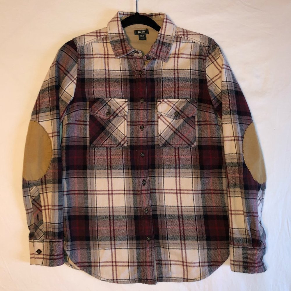 Roots Plaid Flannel Shirt - Size XS